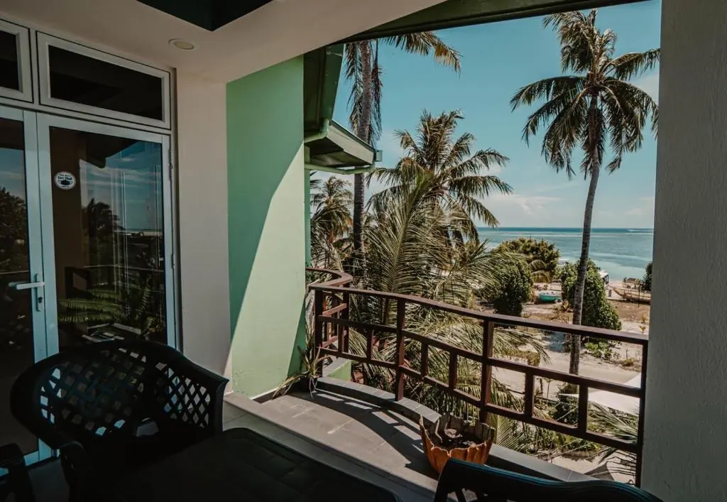 Balcony sea view from Oceana Boutique